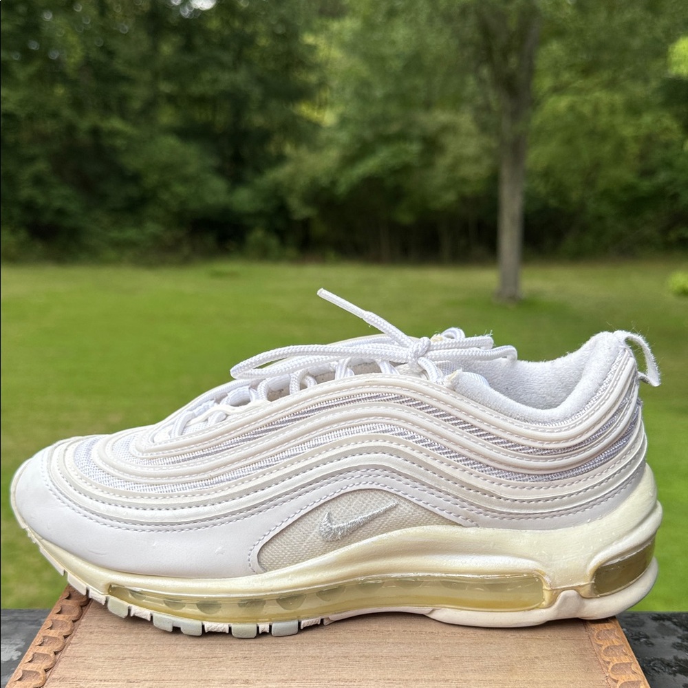 Nike Air Max 97 White Sneakers - Picture 3 of 8
